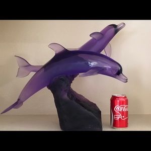 Wyland Dolphin Mates Acrylic Sculpture AP/SN/COA